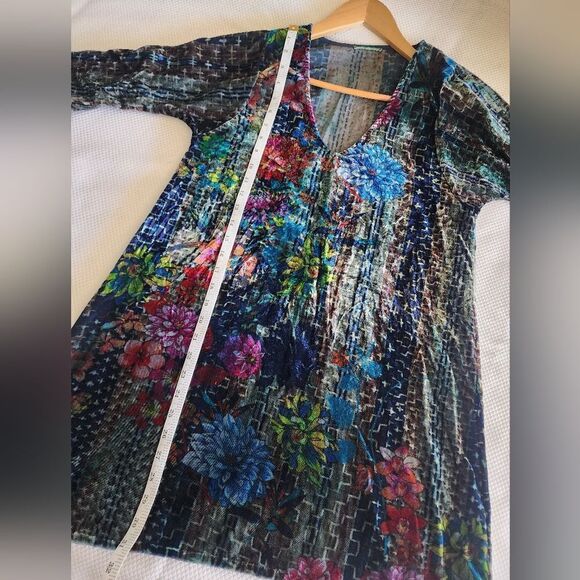 Floral Multicolor Women's Dress - Picture 5 of 9